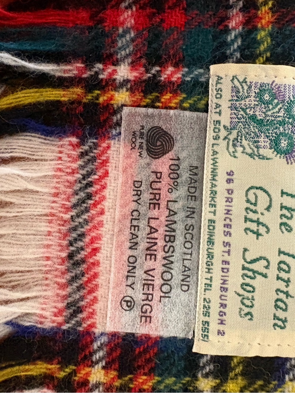 Scottish Lambswool Tartan Scarf - Multi-Color